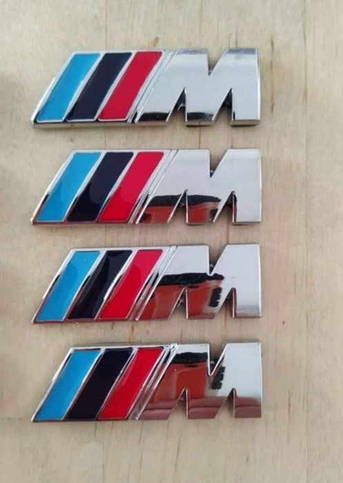 Símbolos BMW Pack M Laterais Mala 45mm 55mm 82mm