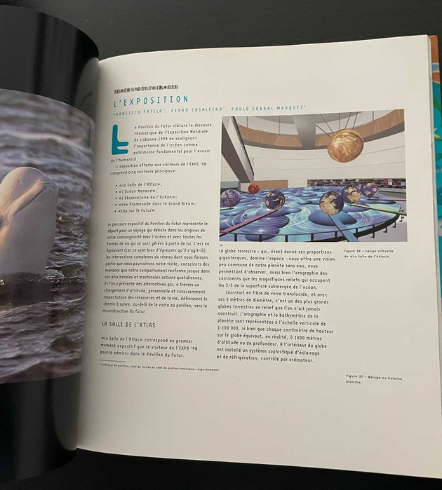 Catálogo "Pavillon du Future" - Edição francesa (Expo 98)
