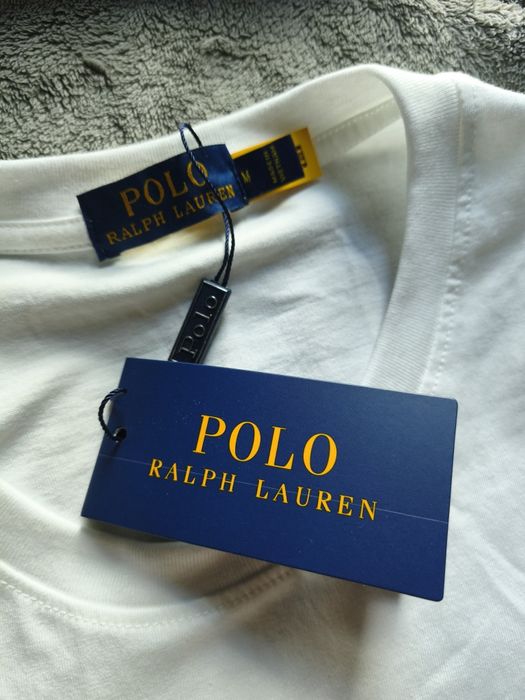 biała koszulka Ralph Lauren