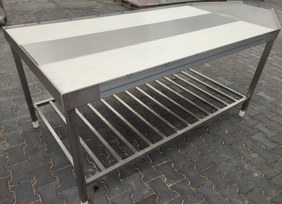Meble gastronomiczne Stół rozbiorowy WĘDLINY nierdzewny inox 2500x1000x900 masarnie stal nierdzewna ASIS 304