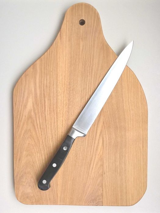 Кухонная доска разделочная. Дубовая-дубовая