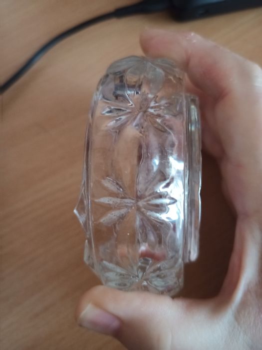 Пепельница. Хрусталь.