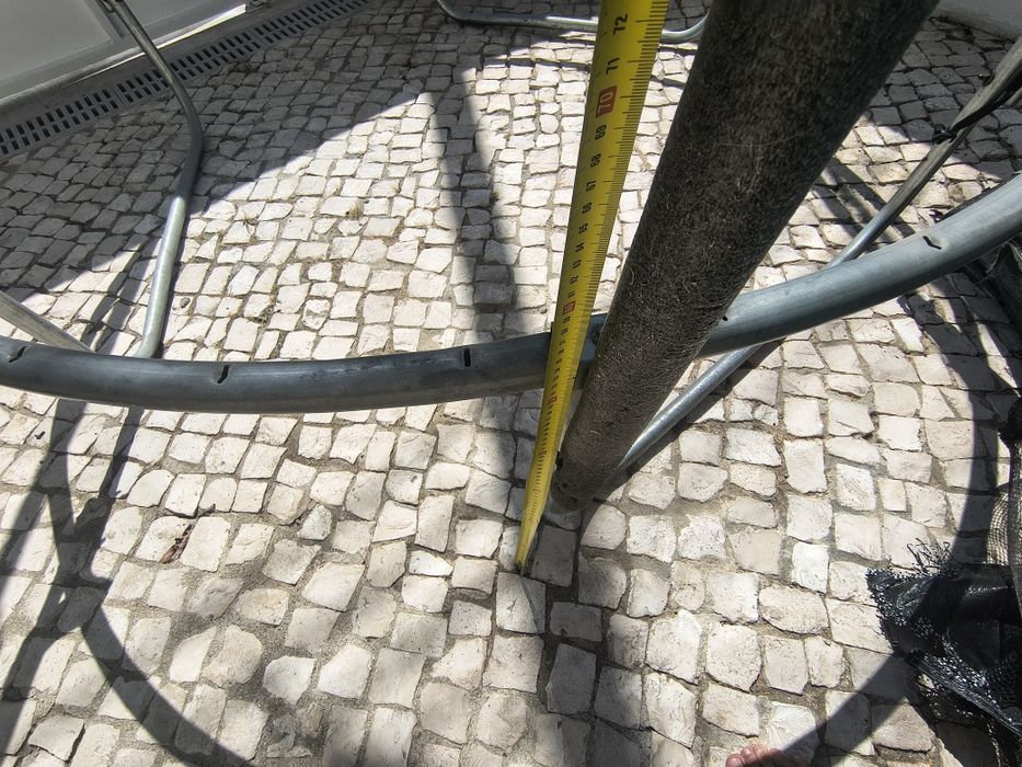 Trampolim estrutura