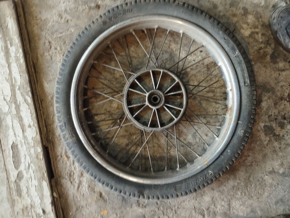 Колесо на мотоцикл Ява