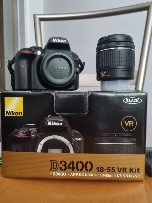 Nikon D3400 Nova  + Acessórios