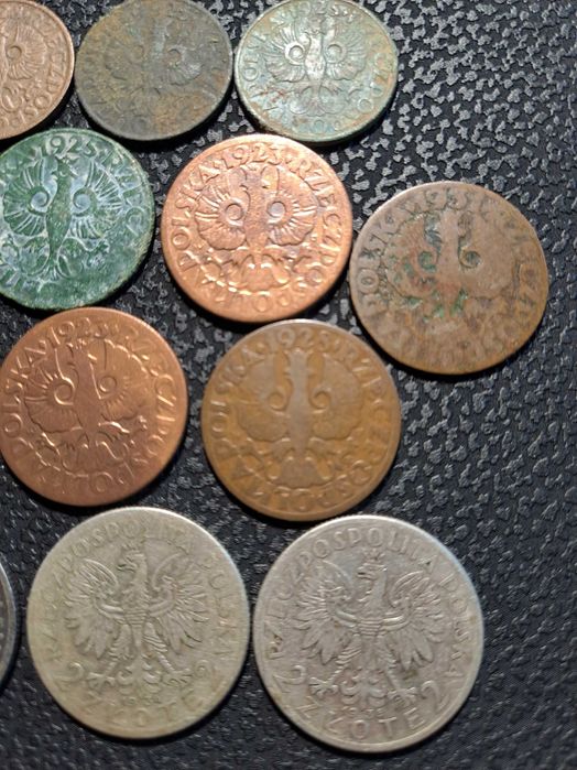 Monety 2 Rp zestaw 21 sztuk srebro