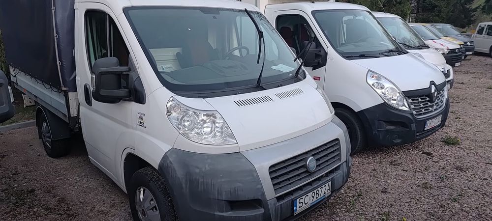 Fiat Ducato skrzynia skrzyniowy iveco rama salon polska plandeka