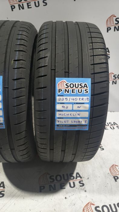 2 pneus semi novos 225-40R18 Michelin - Oferta dos Portes