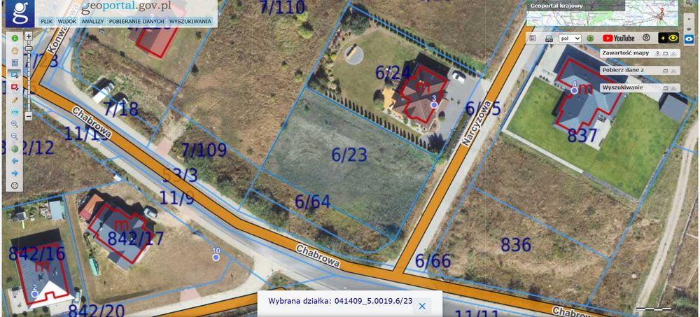 Działka budowlana w Sulnowie przy ulicy Narcyzowej / 1200 m² / narożna - Widok 2