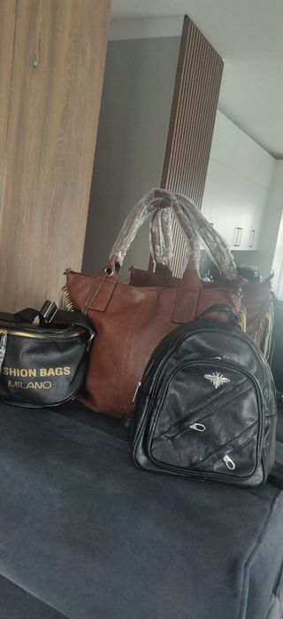 Zestaw nowe torebki i plecak