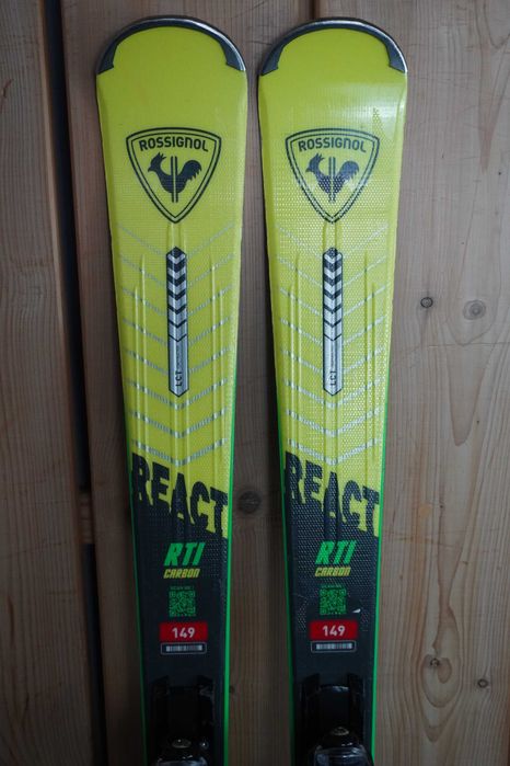 Narty Rossignol React RTI Carbon, długość 149 cm, używane / 6595