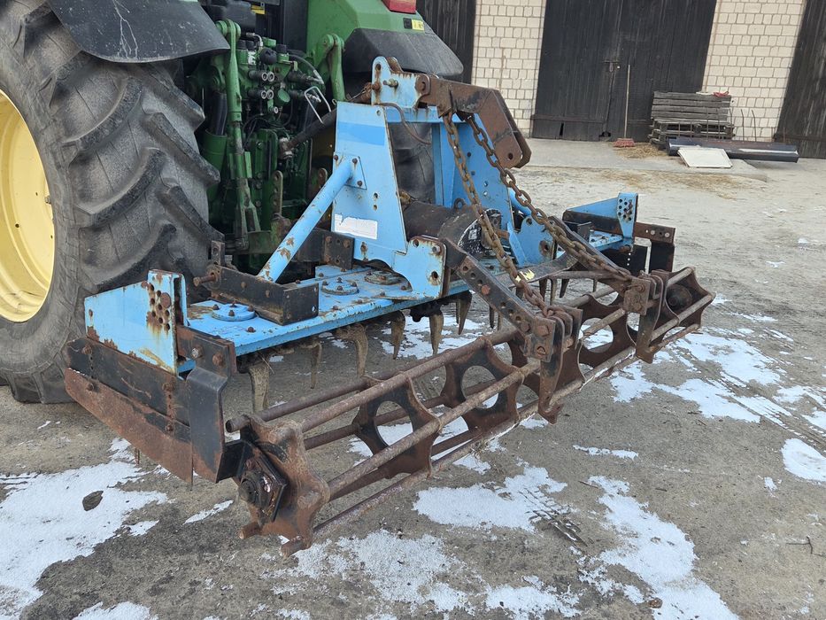 Brona aktywna 3 metry agregat uprawowy hydropak zęby jak nowe