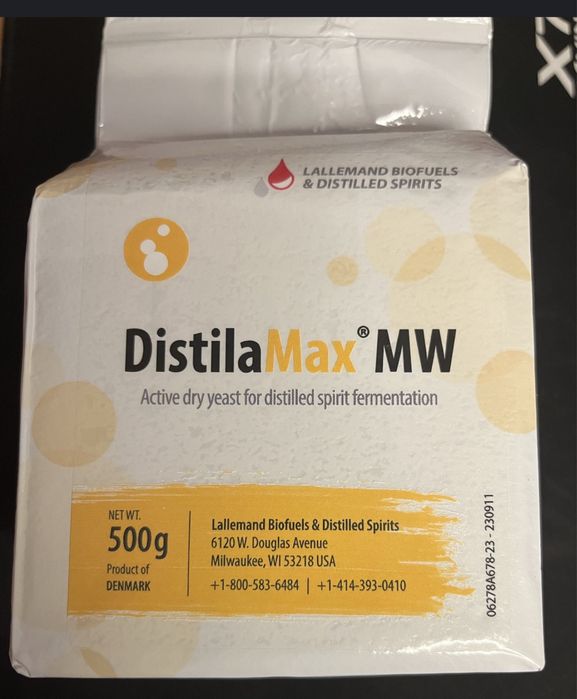 Дріжджі для солоду , віскі, DistilaMax , GW, MW 500 г