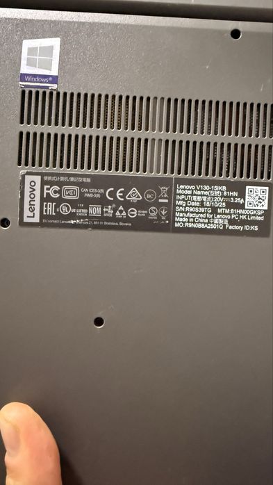 Lenovo Laptop with Intel i3 7020U – 12GB RAM – SSD – AMD Graphics Card 2GB64354203112450124