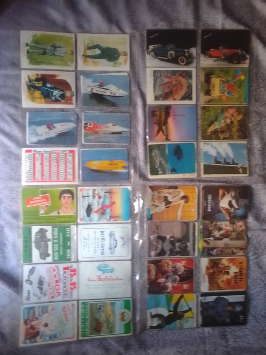 Calendários para coleção muita variedade