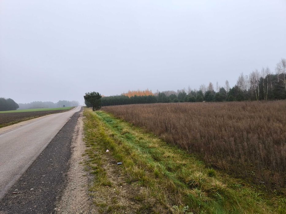 DZIAŁKA BUDOWLANA 1080 m2 przy drodze asfaltowej - gm. Strzegowo