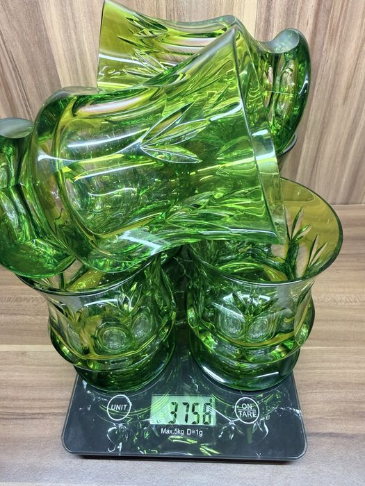 Винтажные хрустальные стаканы для воды WMF Cristal Cabinet GDR Германи