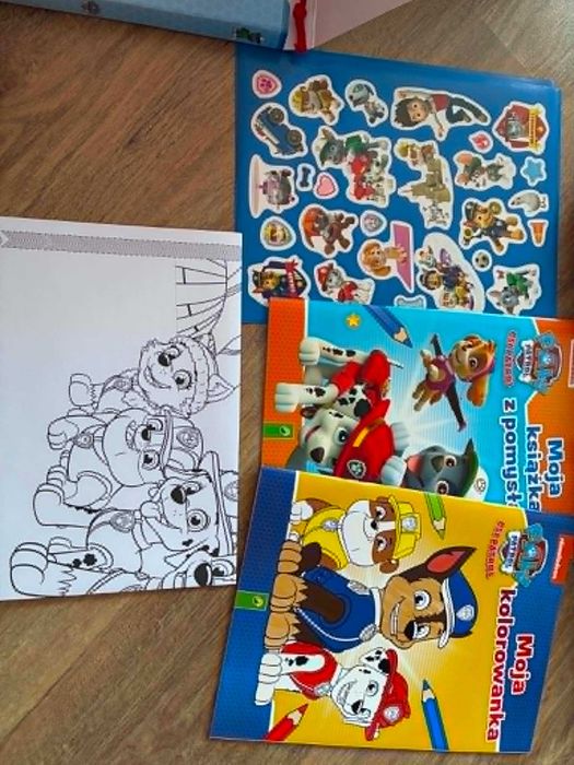 Psi Patrol zestaw - puzzle i książki