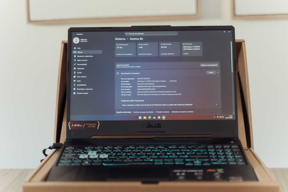 Asus TUF Gaming A15 FA506NC-HN012 AMD Ryzen 5 7535HS/16GB/512GB