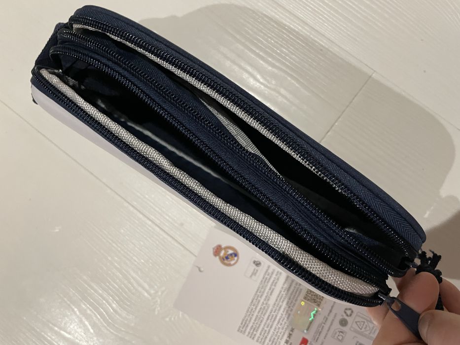 Nowy piórnik dwukomorowy Real Madryt 3D