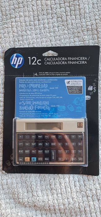 Calculadora Financeira HP 12C Gold – Nova e Embalada (Selada)