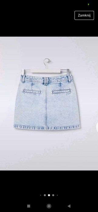 XXS Spódniczka dżinsowa jeansowa nowa bez metki xxs