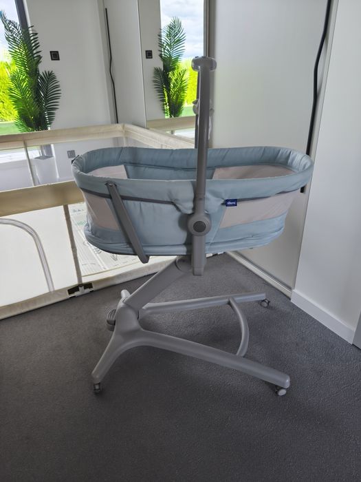 Chicco Baby Hug 4w1 Air miętowy + nowy materac