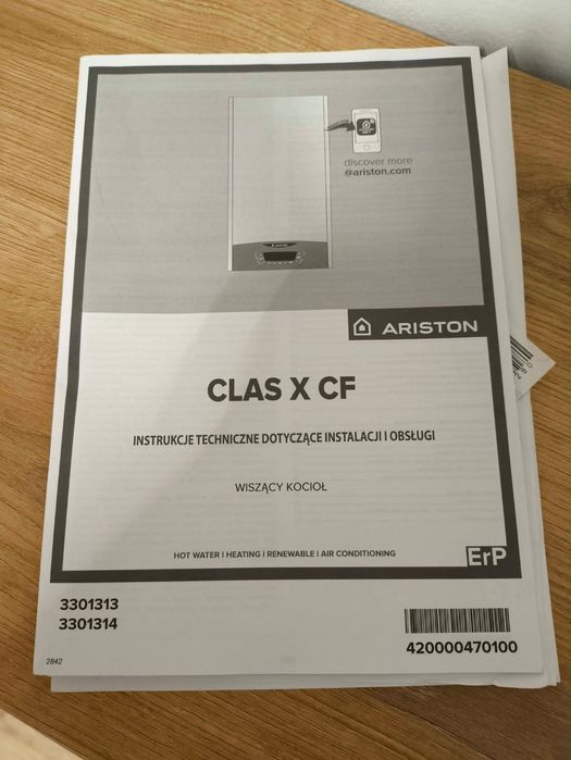 Kocioł gazowy dwufunkcyjny Ariston