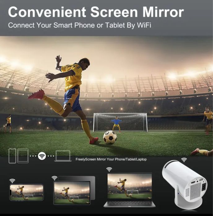 Projetor 4k substituto de tv