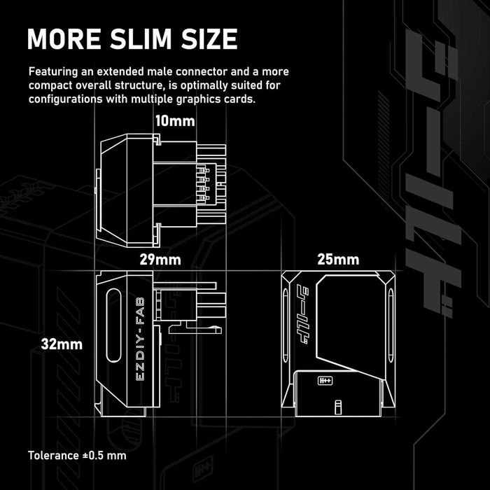 adapter ezdiy fab de2 shirudu 12+4p  rvs gpu 90 1 sztuka