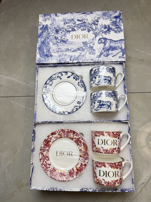 Чайний набір Dior чашка Dior чайний сервіз Діор диор