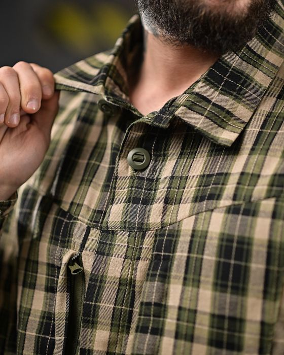 Професійна якісна військова тактична сорочка OBLIVION REVOLT GREEN