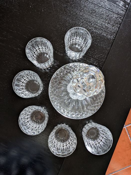 Conjunto de Cristal Atlantis - Como Novo