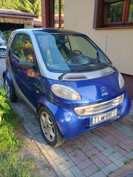 Smart Fortwo 0.6 Automat 2000 – uszkodzony silnik – do remontu / na części