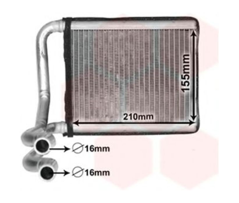 Радіатор опалення Hyundai Accent 1,4 Kia Rio 1,4