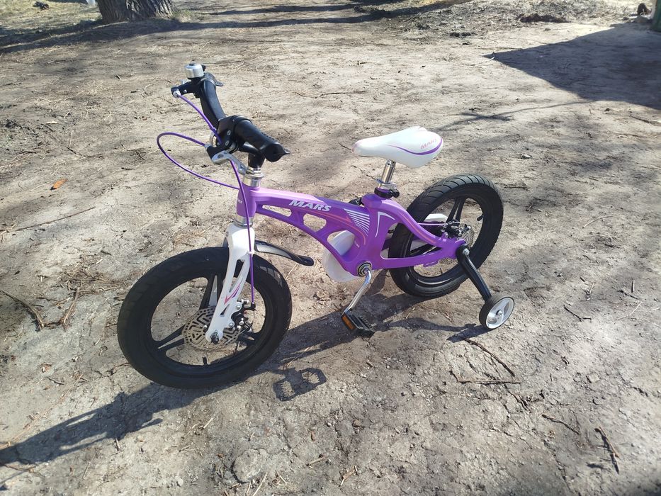 Детский велосипед Mars 14/16 с боковыми колёсами”