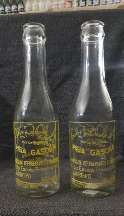 Garrafas e potes  pirogravados