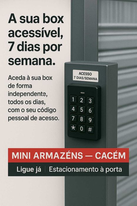 CAPARICA E TRAFARIA- Garagem, Arrecadação, Armazém, Self-Storage