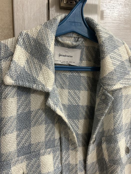 Твідова сорочка stradivarius