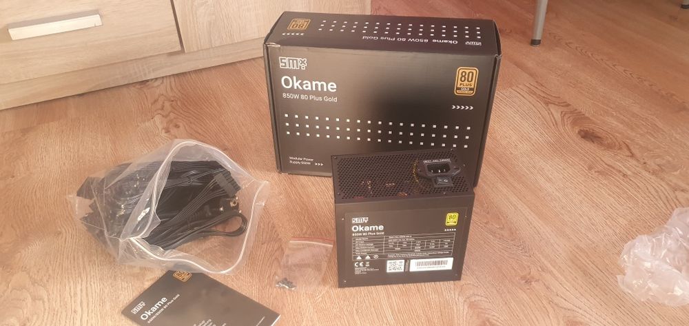 Zasilacz Silver Monkey X Okame M2 850W 80 Plus Gold – praktycznie nowy