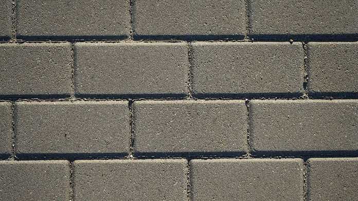 Kostka Holland 8 cm Szary