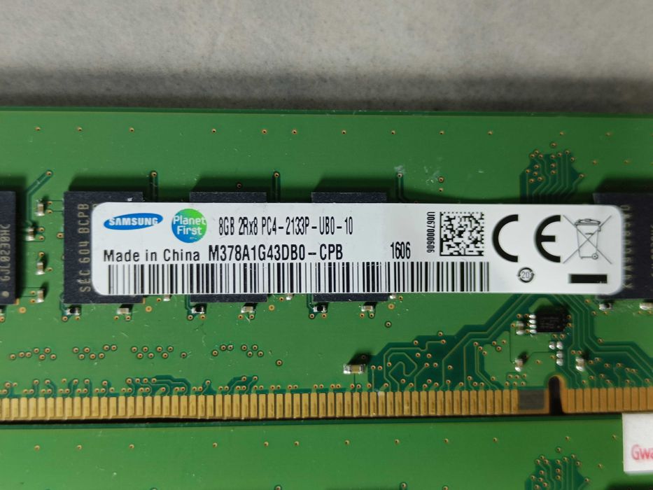 Оперативна память Samsung DDR4 8GB 16GB 2133MHz У РОБОЧОМУ стані