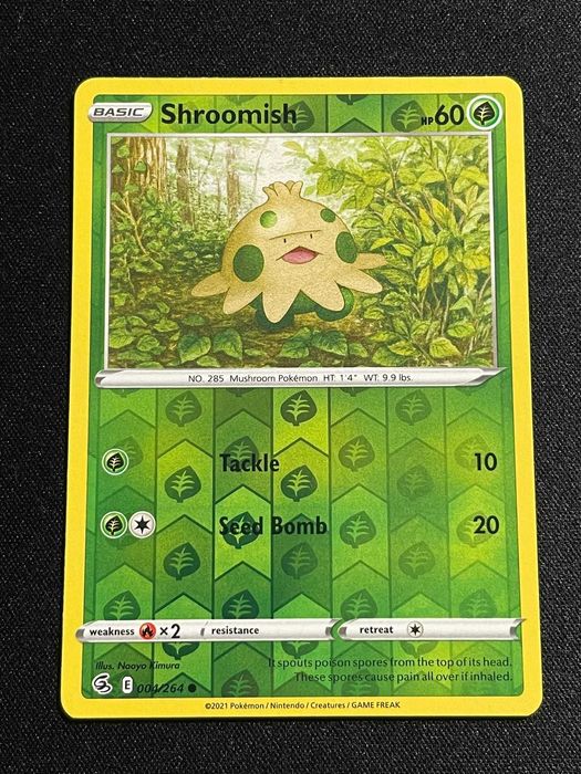 Carta Pokémon Shroomish 4/264 Fusion Strike