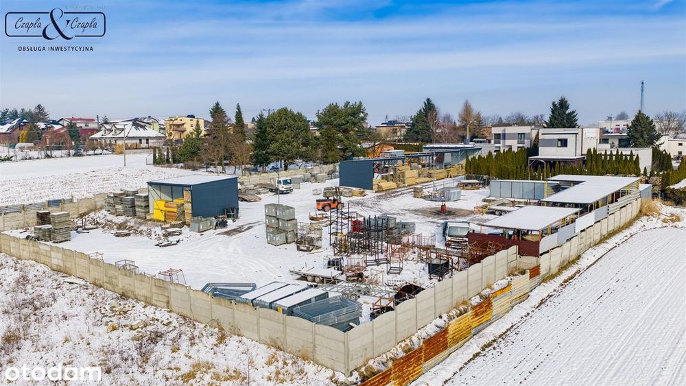 Gotowa baza firmy - budynek 2020r plac utwardzony