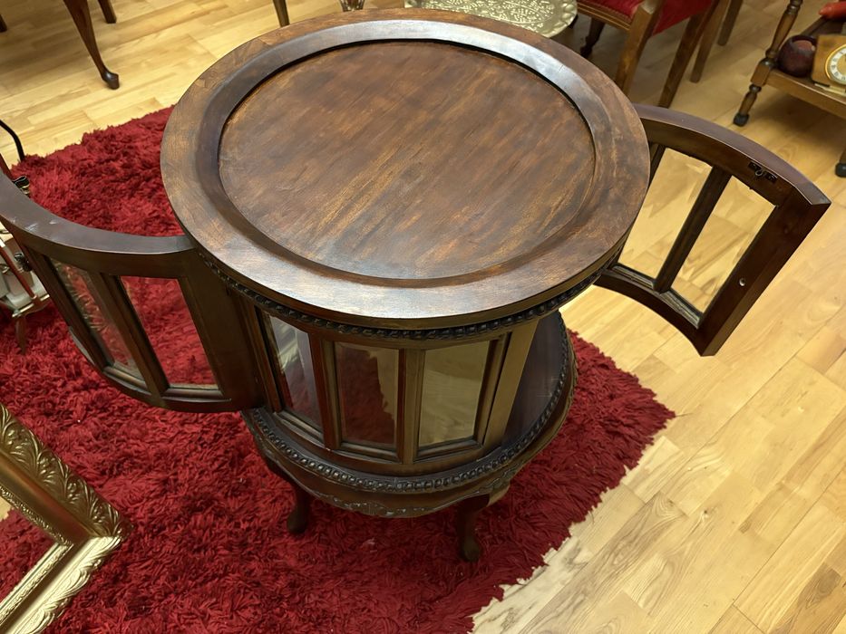 Sprzedam okrągły barek w stylu kolonialnym w kolorze palisandru :)