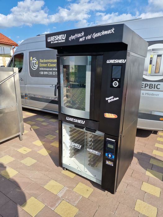 Хлебопечь для пекарни хлібопіч Wiesheu с Германии из розтiйкою NEU