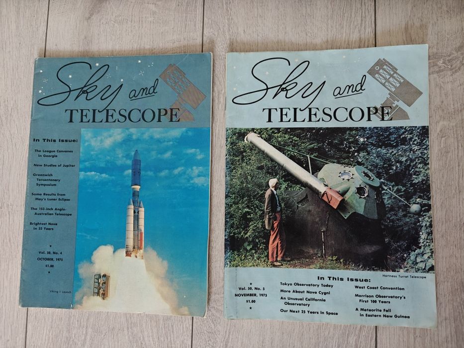 Gazetki Sky and Telescope 1975r.