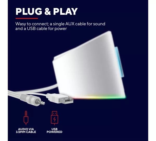 Саундбар Trust GXT 619 Thorne White