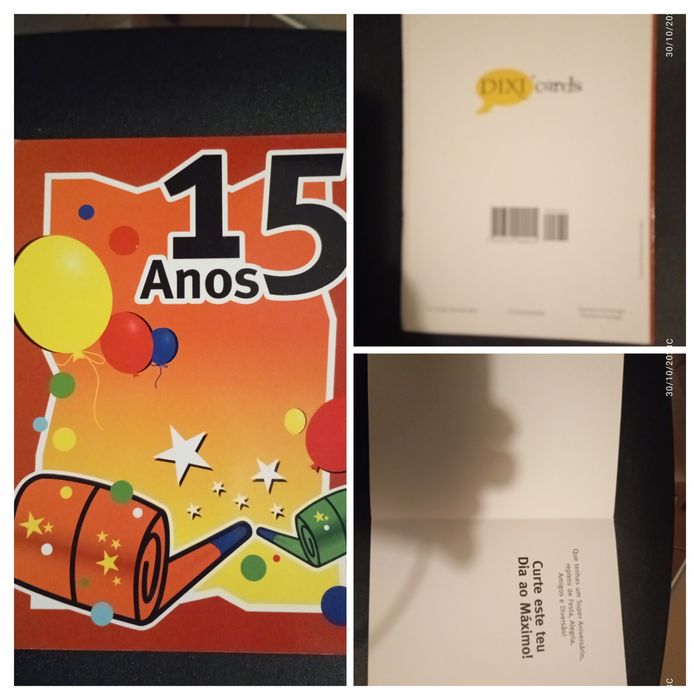 Postais de aniversário