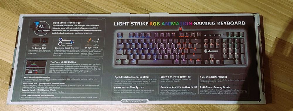 A4Tech Bloody B820R RGB Klawiatura